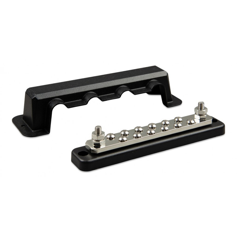 Victron Energy Victron DC Busbar 250A 2P met 12 schroeven en afdekkap