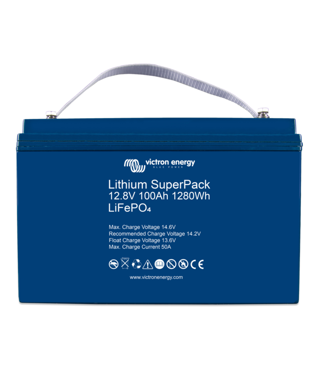 Lithium SuperPack 12,8V/100Ah high current (M8)