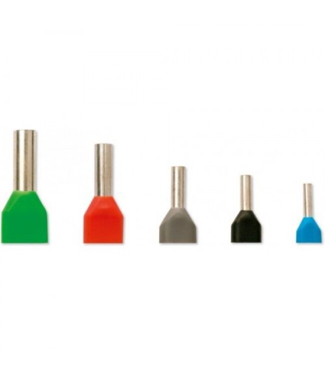 Twin Adereindhulzen 0.75 - 6 mm (100 stks)