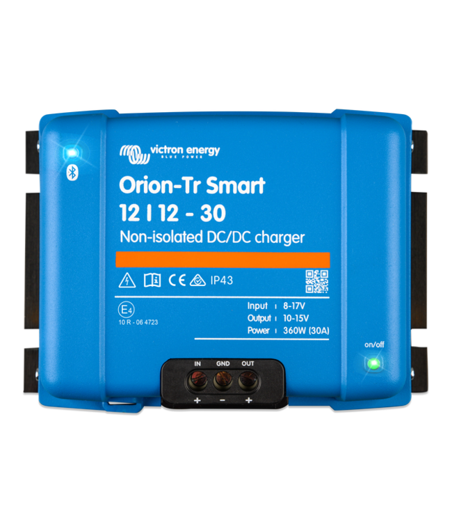 Victron Orion-Tr Smart DC-DC-acculader 12/12-30A 360W Niet-geïsoleerd