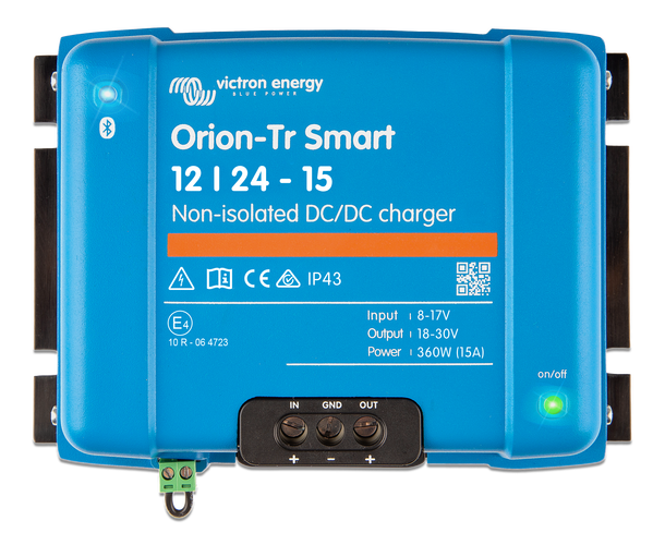 Victron Energy Victron Orion-Tr Smart DC-DC-acculader 12/24-15A 360W Niet-geïsoleerd