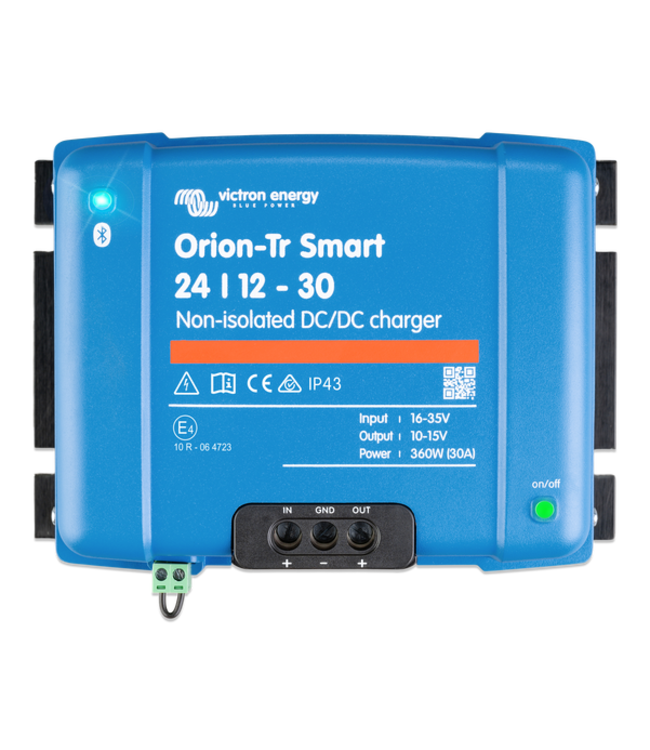 Victron Orion-Tr Smart DC-DC-acculader 24/12-30A 360W Niet-geïsoleerd