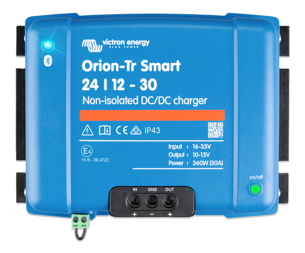 Victron Energy Victron Orion-Tr Smart DC-DC-acculader 24/12-30A 360W Niet-geïsoleerd