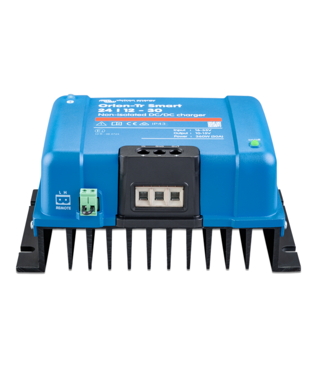 Victron Orion-Tr Smart DC-DC-acculader 24/12-30A 360W Niet-geïsoleerd