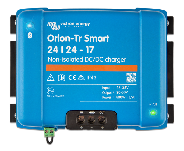 Victron Energy Victron Orion-Tr Smart DC-DC-acculader 24/24-17A 400W Niet-geïsoleerd