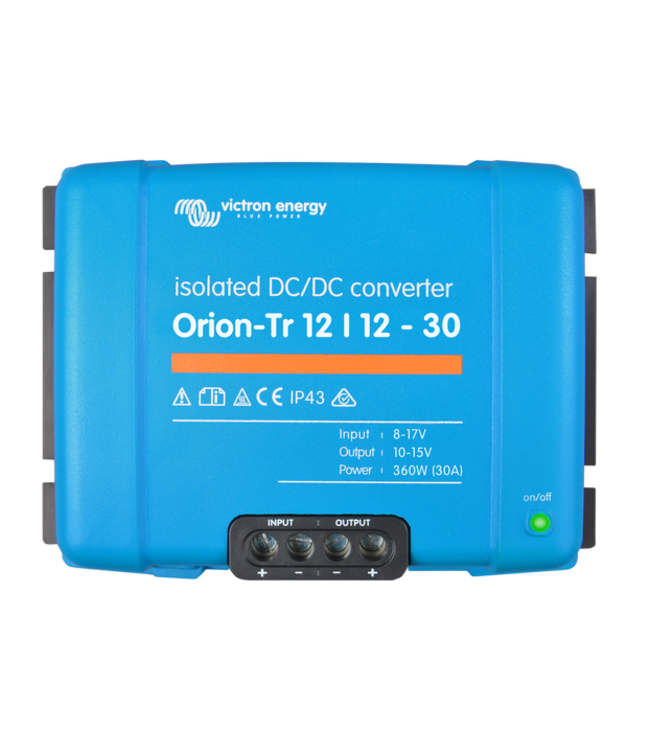 Victron Orion-Tr 12/12-30A 360W omvormer geïsoleerd