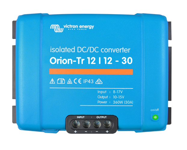 Victron Energy Victron Orion-Tr 12/12-30A 360W omvormer geïsoleerd, foto 2 van 3