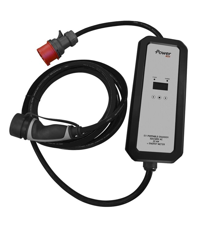 Mobiele autolader PowerBox 3 fase 3x32A