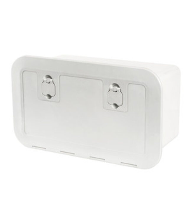 Inspectieluik met opbergbox 500x250