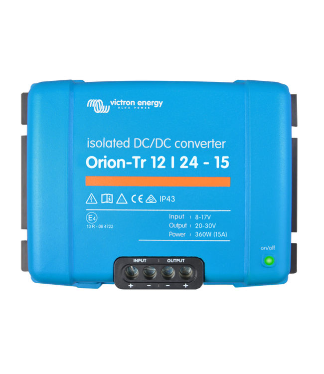 Victron Orion-Tr 24/12-15A 360W omvormer geïsoleerd