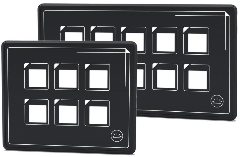 Osculati Ultradun elektrisch schakelpaneel touch 6 schakelaars