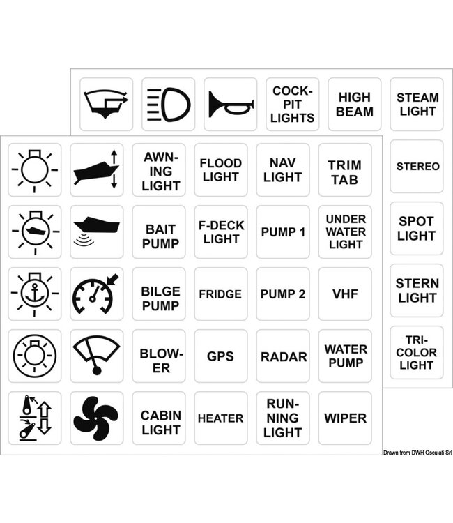 Ultradun elektrisch schakelpaneel touch 6 schakelaars