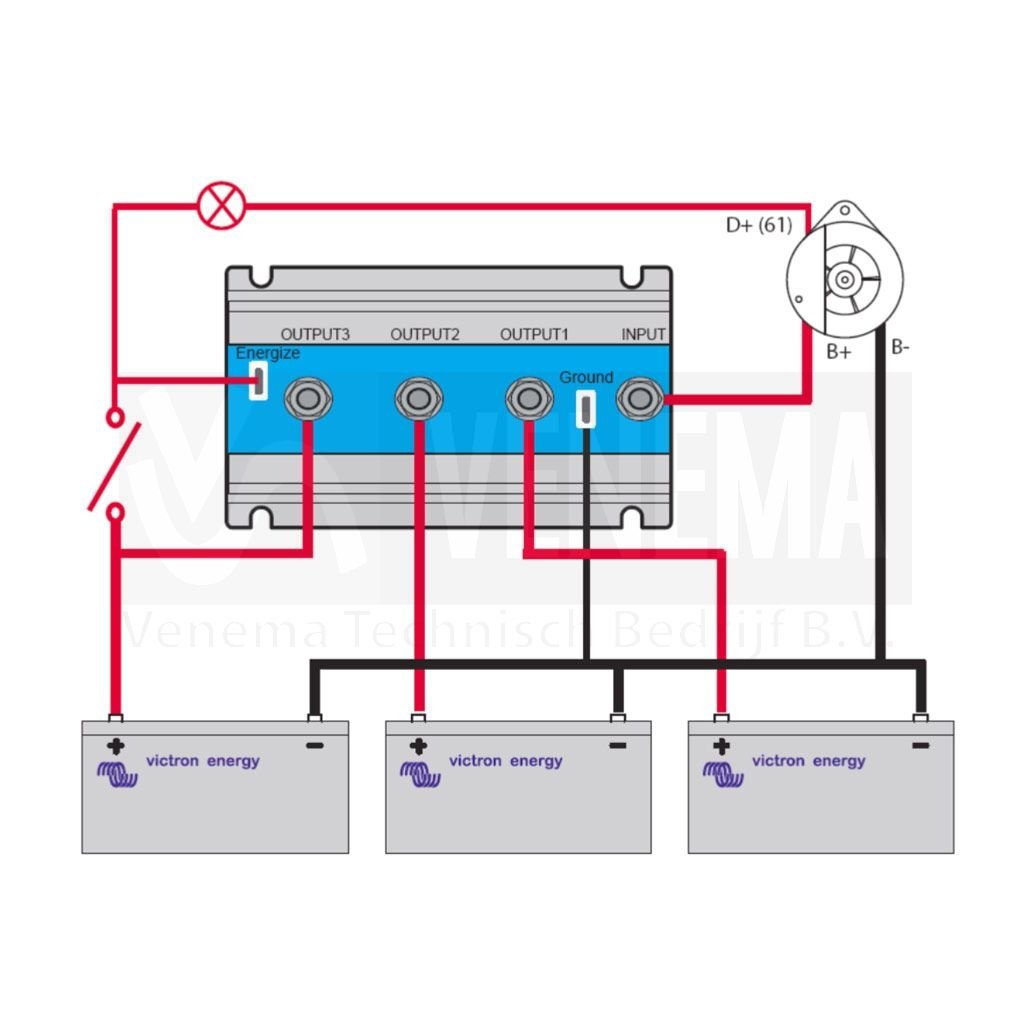 Victron Energy Victron Argo FET accuscheider 200-2AC isolator, foto 3 van 3