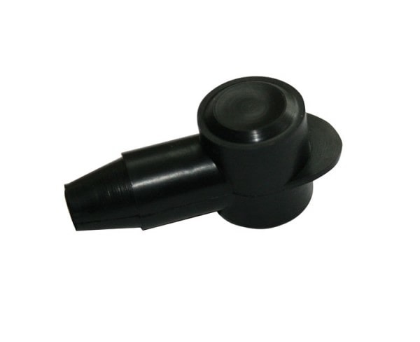 Afdekkap rond rood of zwart 18mm, foto 2 van 2