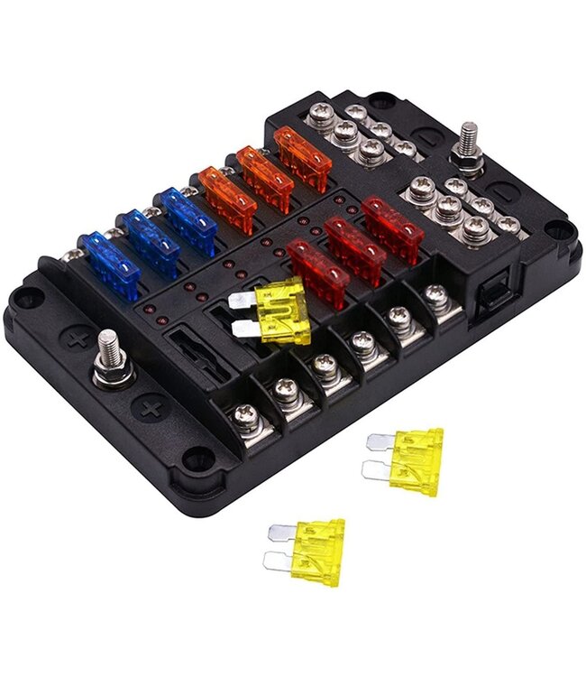 Zekeringhouder 12 fuse