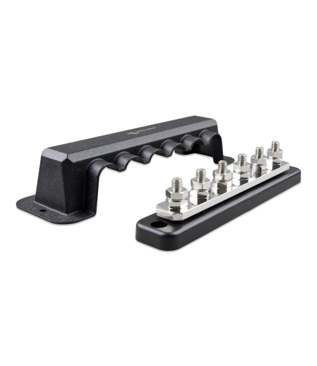 Victron DC Busbar 250A 6P met afdekkap