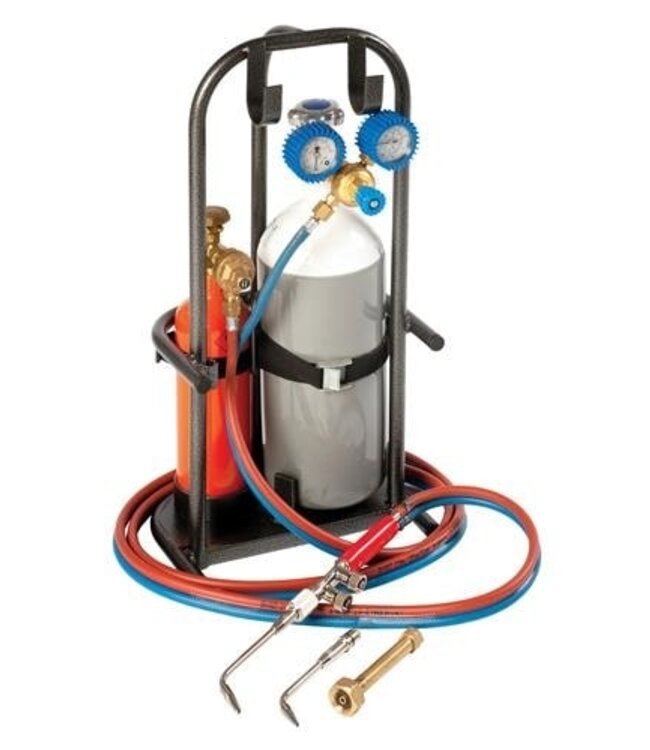 Lasset Propaan Gloor, incl. zuurstof & propaan cilinder