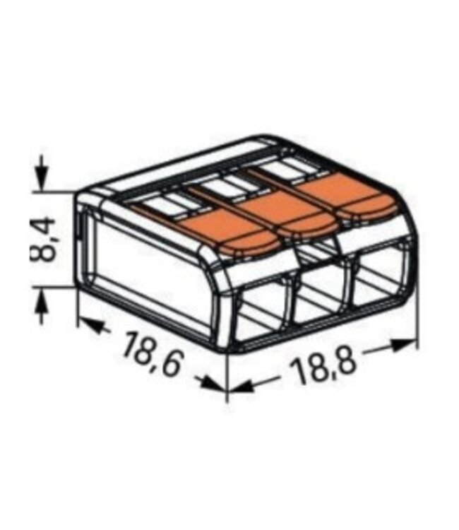 Wago compact lasklem 3-voudig