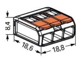 Wago compact lasklem 3-voudig, foto 2 van 2