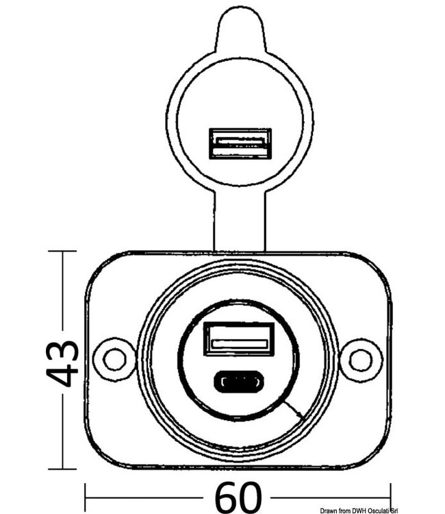 Standaard USB-stekker +micro