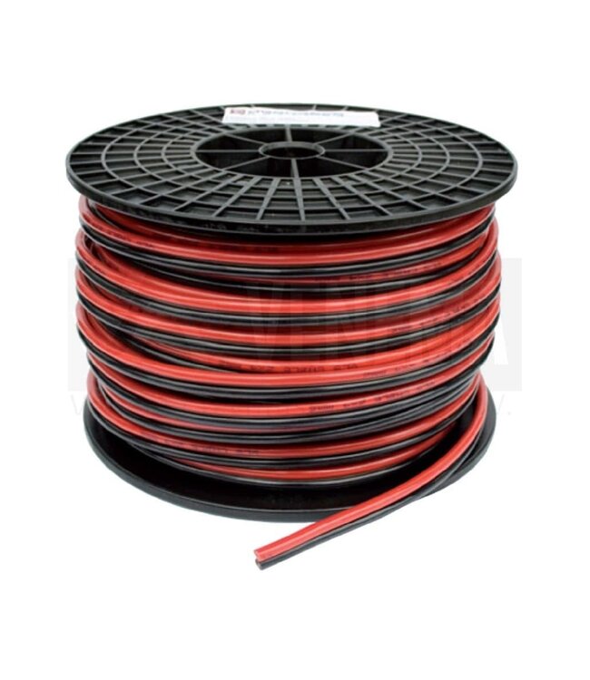 Accukabel PVC Twinflex rood/zwart 2x16 mm2
