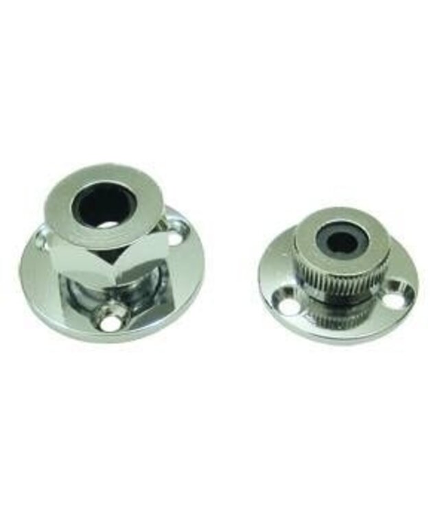 Messing verchroomde waterdichte kabeldoorvoer 6mm