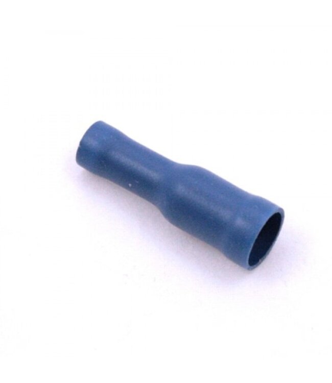 rondstekerhuls blauw geisoleerd
