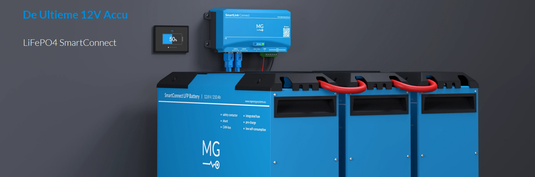 MG Energy Systems MG LFP smartconnect accu 12,8V 210Ah, foto 3 van 3
