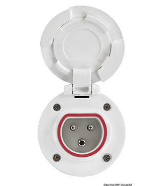 Cruiser 16A Walstroom stopcontact Wit