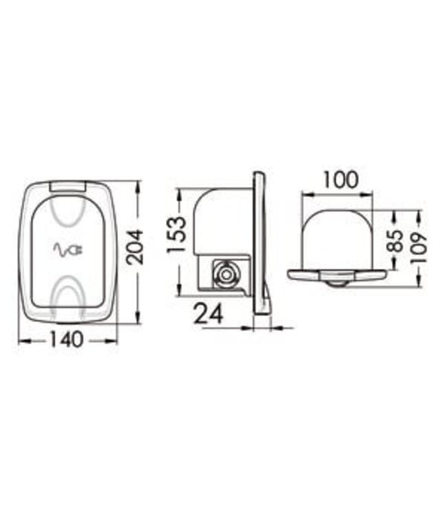 Cruiser  Walstroom box 16A