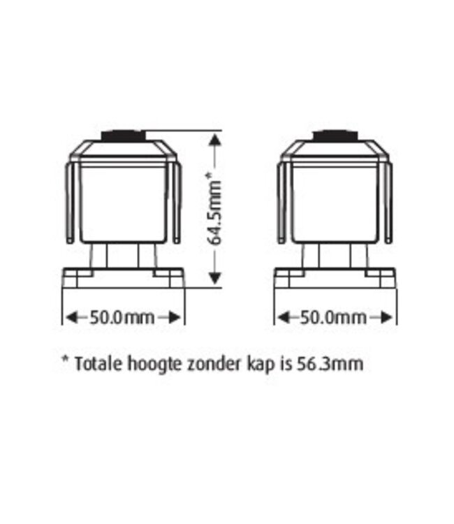 TBS DCM geïsoleerde studs