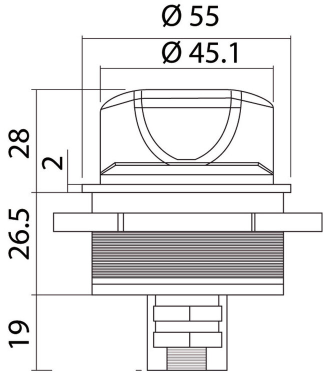 Compacte inbouw hoofdschakelaar 300A 32V DC
