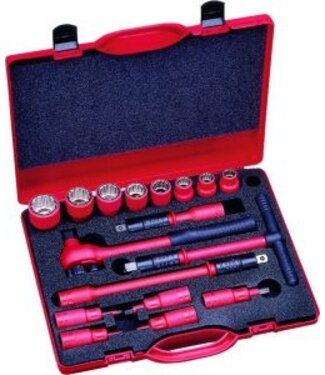 Intercable Combinatie Set met geïsoleerde doppen 1/2″ VDE 1000V