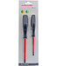 Intercable Schroevendraaierset combi Pozidriv/Sleuf SLIM VDE 1000V