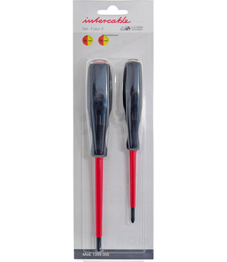 Intercable Schroevendraaierset combi Philips/Sleuf SLIM VDE 1000V