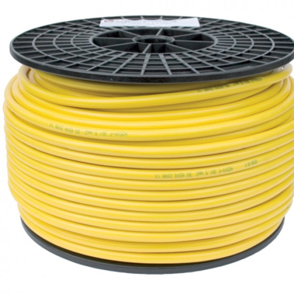 Ronde PVC kabel H05VV-F GEEL 3 x 4 mm²