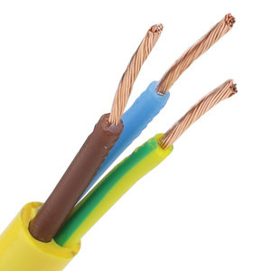 Ronde PVC kabel H05VV-F GEEL 3 x 4 mm², foto 2 van 3