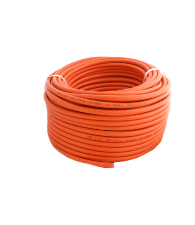 Accukabel dubbel geïsoleerd oranje 95mm2