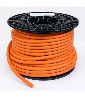 Accukabel dubbel geïsoleerd oranje 16mm2