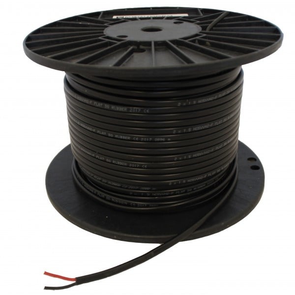 Platte PVC kabel 2 x 2,50 mm2