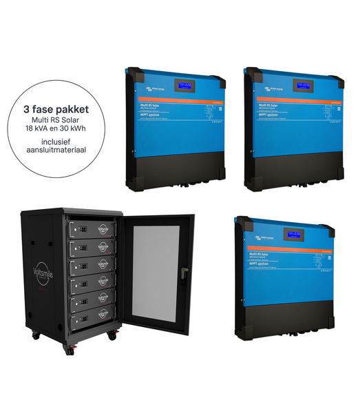 VTB 3 fase pakket Multi RS 18Kva - 30kwh