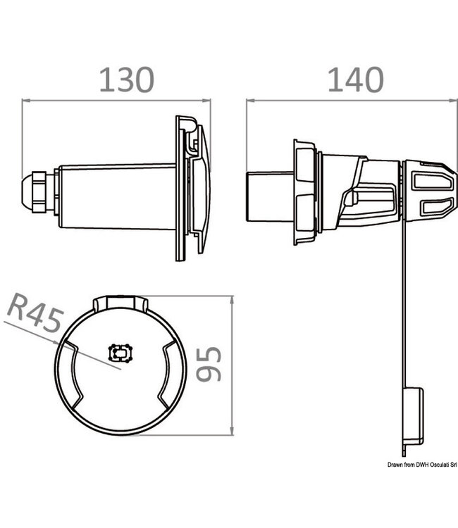 Cruiser 16A Walstroom stekker