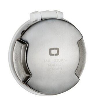 Cruiser 16A Walstroom stopcontact RVS