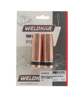 Weldkar Gasmondstuk Conisch WK 411/555 (2)