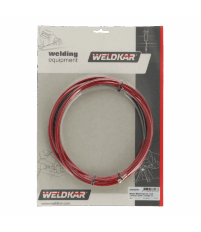 Blister Binnenspiraal rood 1.0mm-1.2mm, 4 meter (1)