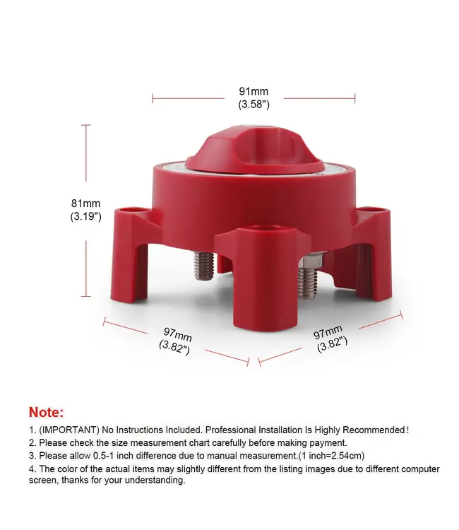 VTB Batterijschakelaar Deluxe 350A