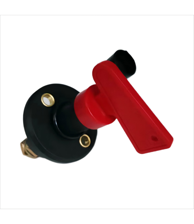 VTB Inbouw batterijschakelaar 100A met afneembare sleutel (12/24V)