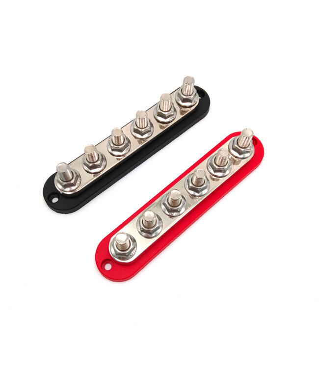 VTB 6-voudige busbar M10 met afdekkap