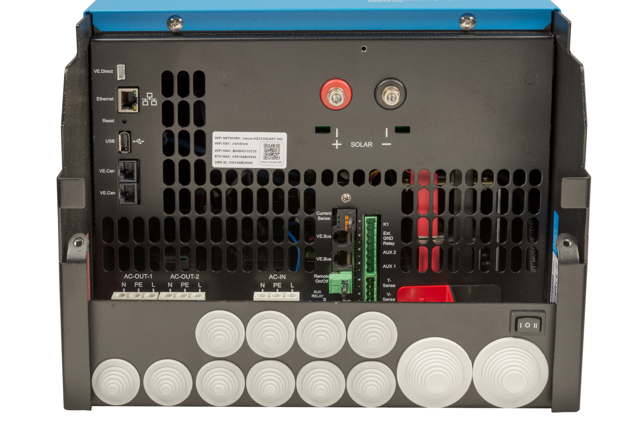 Victron Energy Victron EasySolar-II 48/4k5/55-32 MPPT 250/70 GX, foto 4 van 4