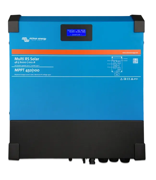 1 fase pakket Pytes 11,78 kWh en Victron Multi RS solar  6 kVa